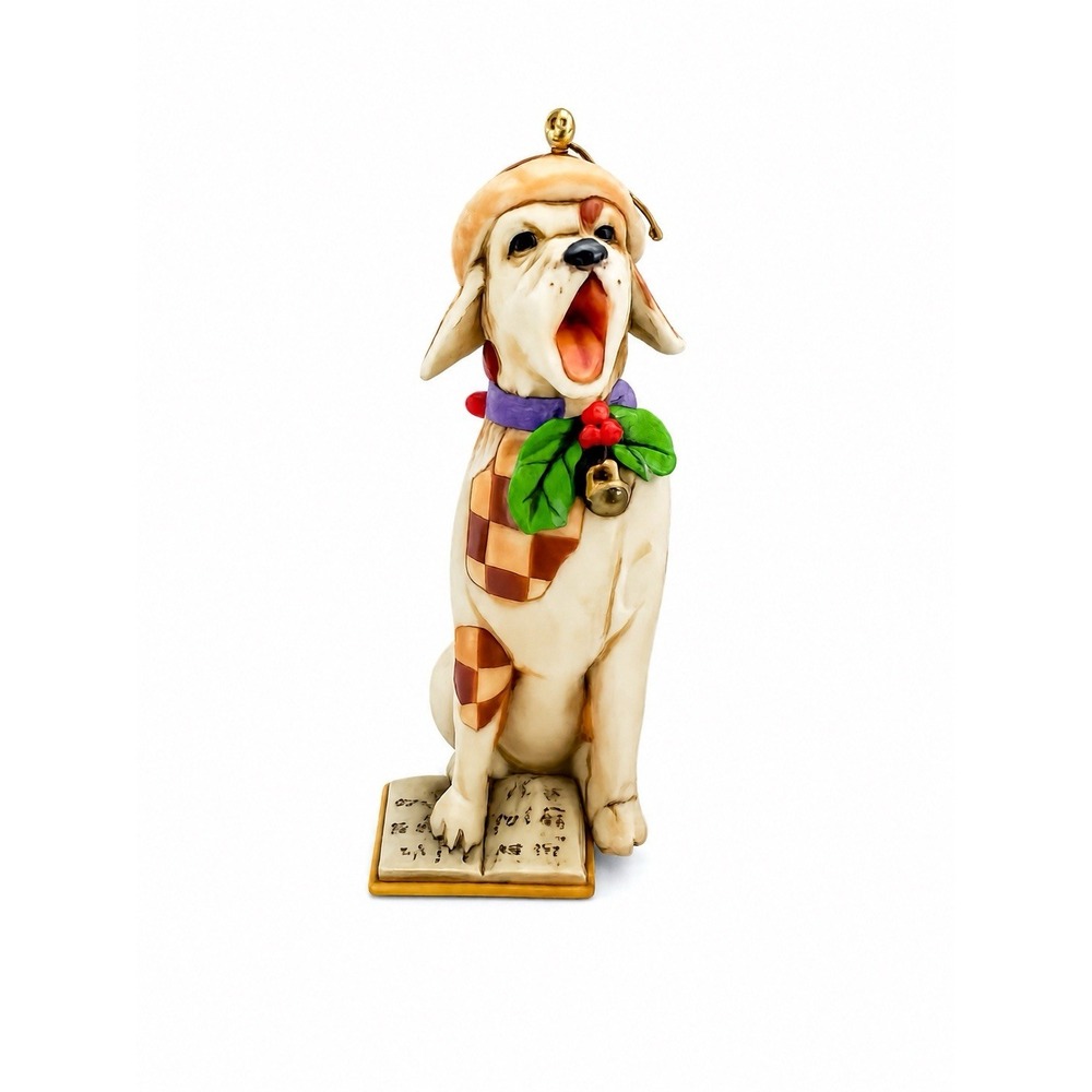 Jim Shore Caroling Singing Dog Ornament 4011162 Heartwood Creek 2008 With Box
